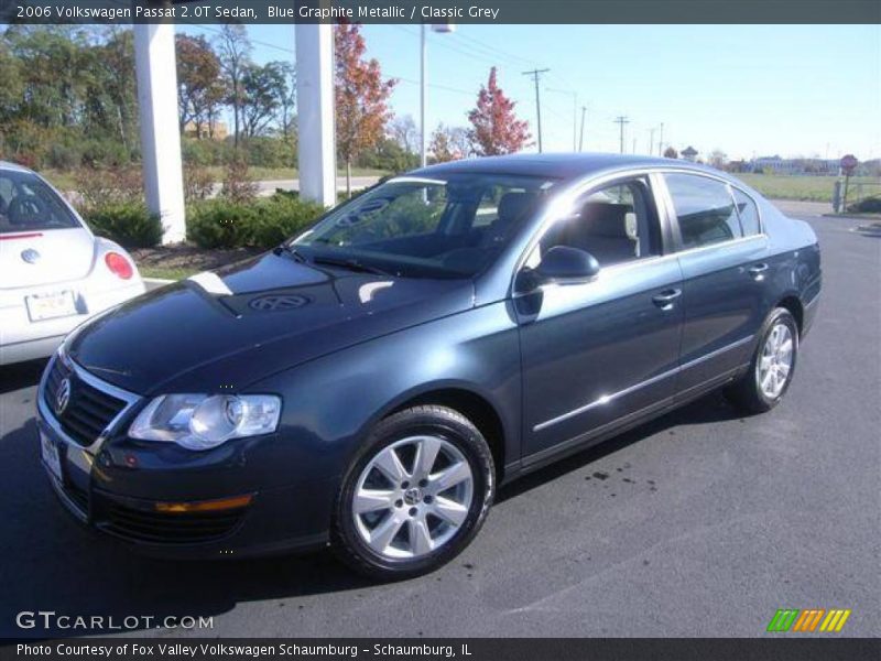Blue Graphite Metallic / Classic Grey 2006 Volkswagen Passat 2.0T Sedan