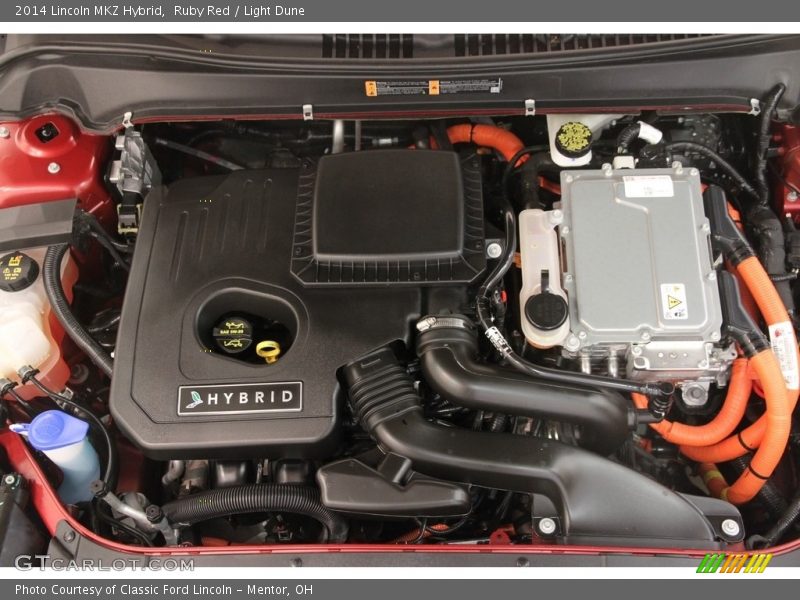 Ruby Red / Light Dune 2014 Lincoln MKZ Hybrid