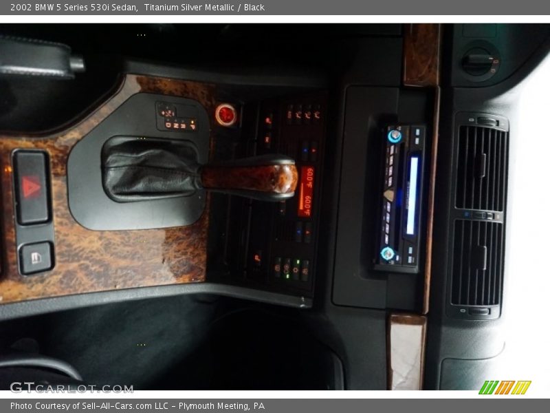 Titanium Silver Metallic / Black 2002 BMW 5 Series 530i Sedan