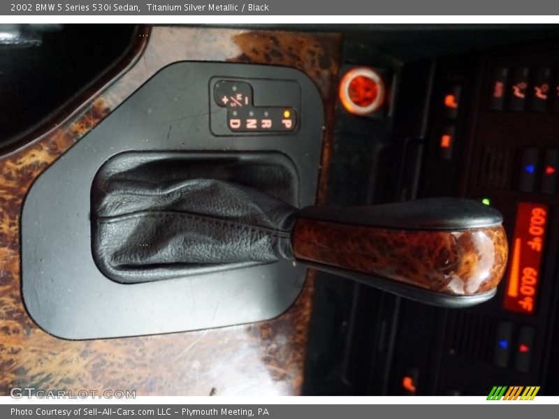 Titanium Silver Metallic / Black 2002 BMW 5 Series 530i Sedan