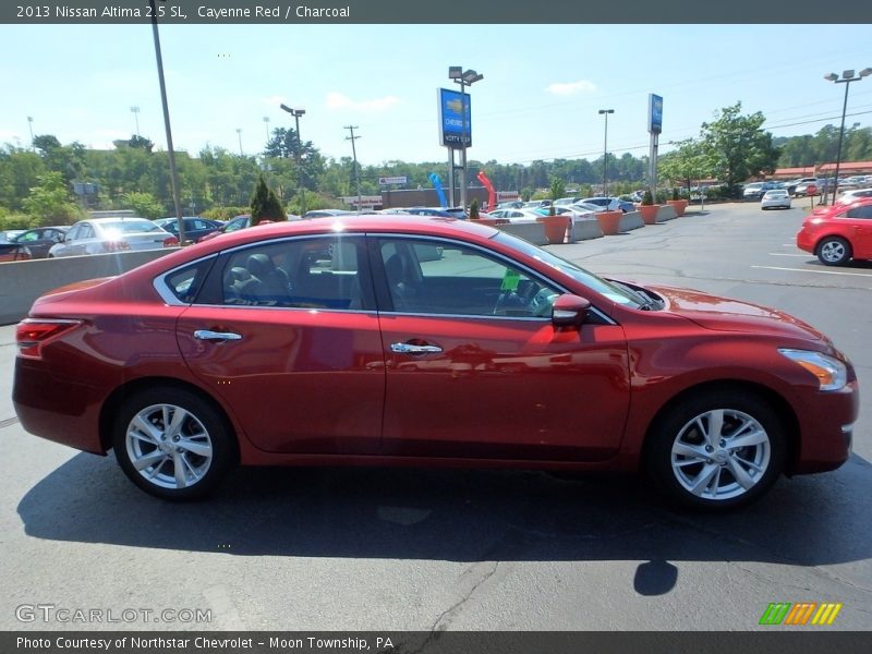 Cayenne Red / Charcoal 2013 Nissan Altima 2.5 SL