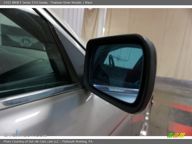 Titanium Silver Metallic / Black 2002 BMW 5 Series 530i Sedan