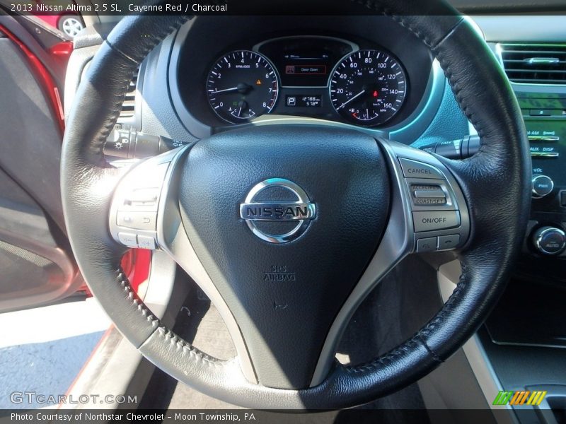 Cayenne Red / Charcoal 2013 Nissan Altima 2.5 SL