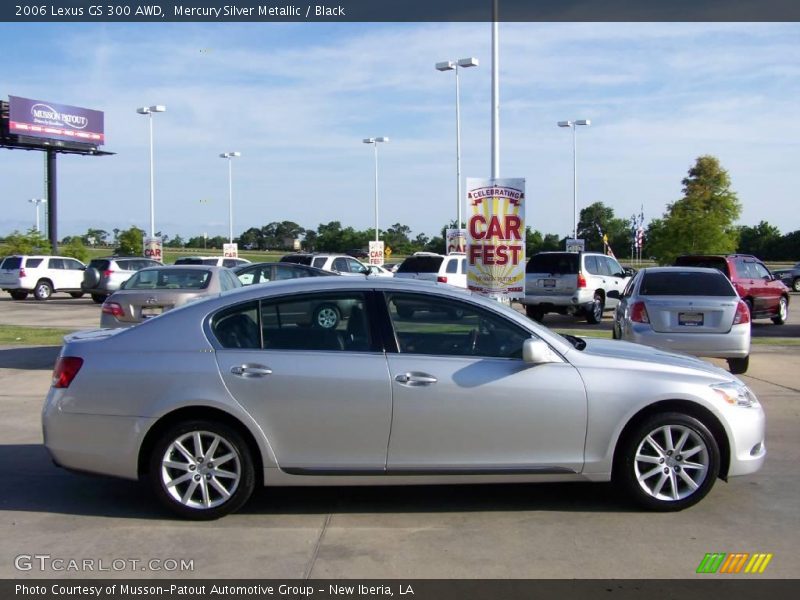 Mercury Silver Metallic / Black 2006 Lexus GS 300 AWD
