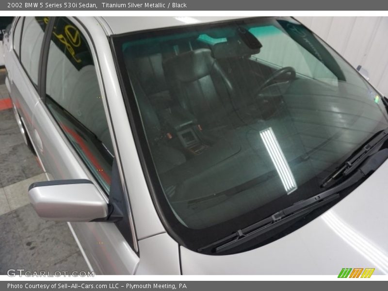Titanium Silver Metallic / Black 2002 BMW 5 Series 530i Sedan