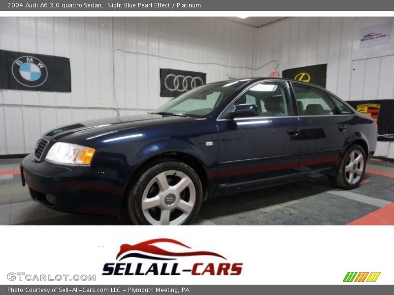 Night Blue Pearl Effect / Platinum 2004 Audi A6 3.0 quattro Sedan