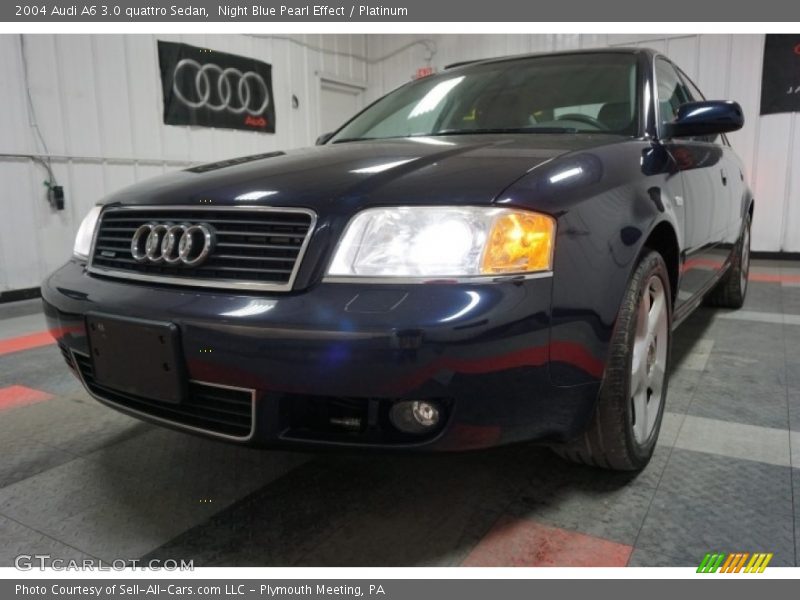 Night Blue Pearl Effect / Platinum 2004 Audi A6 3.0 quattro Sedan