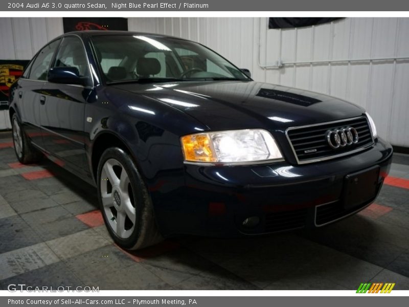 Night Blue Pearl Effect / Platinum 2004 Audi A6 3.0 quattro Sedan