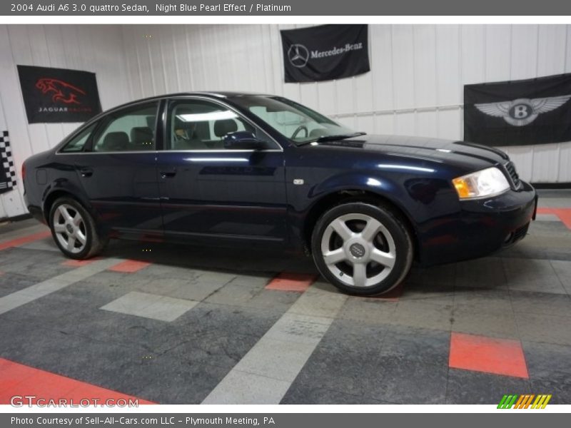 Night Blue Pearl Effect / Platinum 2004 Audi A6 3.0 quattro Sedan