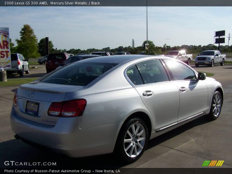 Mercury Silver Metallic / Black 2006 Lexus GS 300 AWD