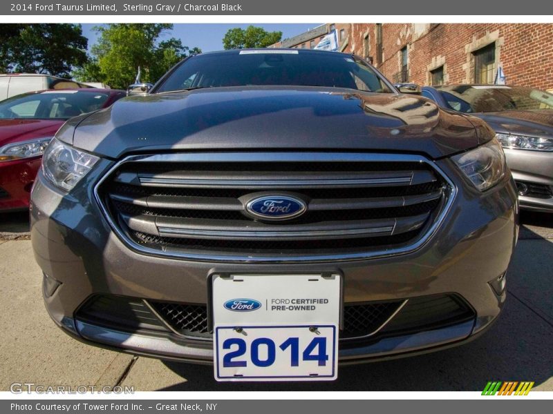 Sterling Gray / Charcoal Black 2014 Ford Taurus Limited