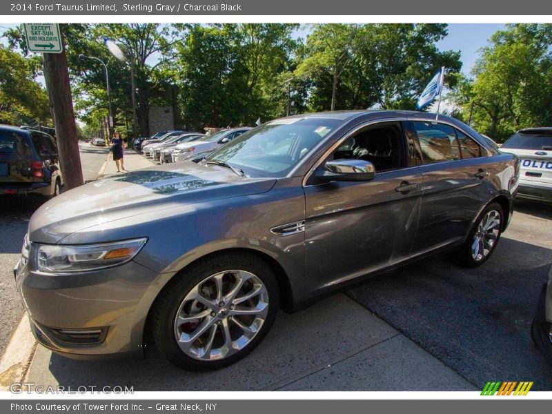 Sterling Gray / Charcoal Black 2014 Ford Taurus Limited