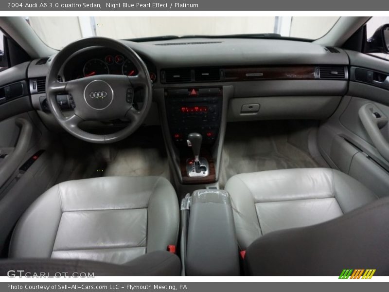 Night Blue Pearl Effect / Platinum 2004 Audi A6 3.0 quattro Sedan