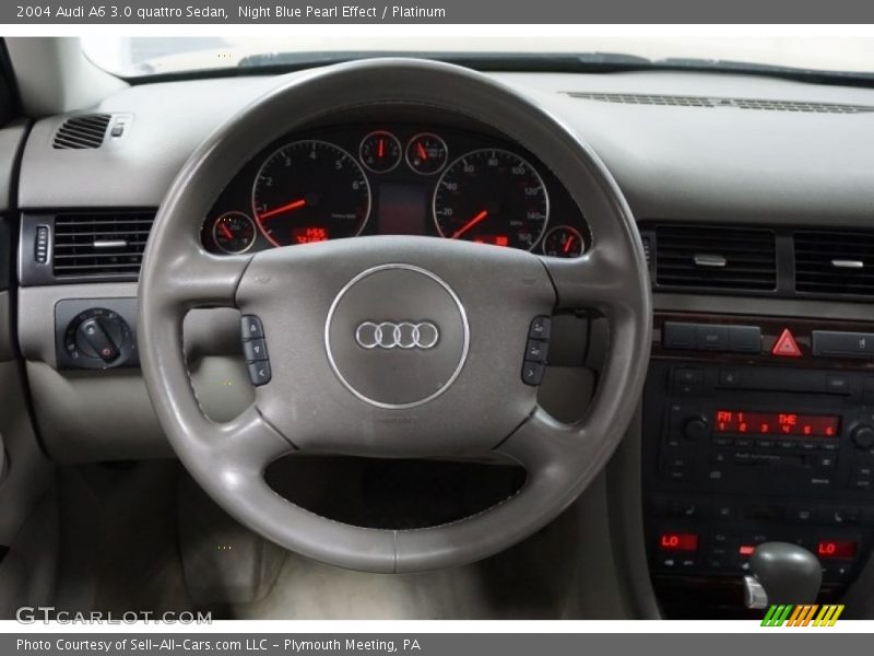 Night Blue Pearl Effect / Platinum 2004 Audi A6 3.0 quattro Sedan