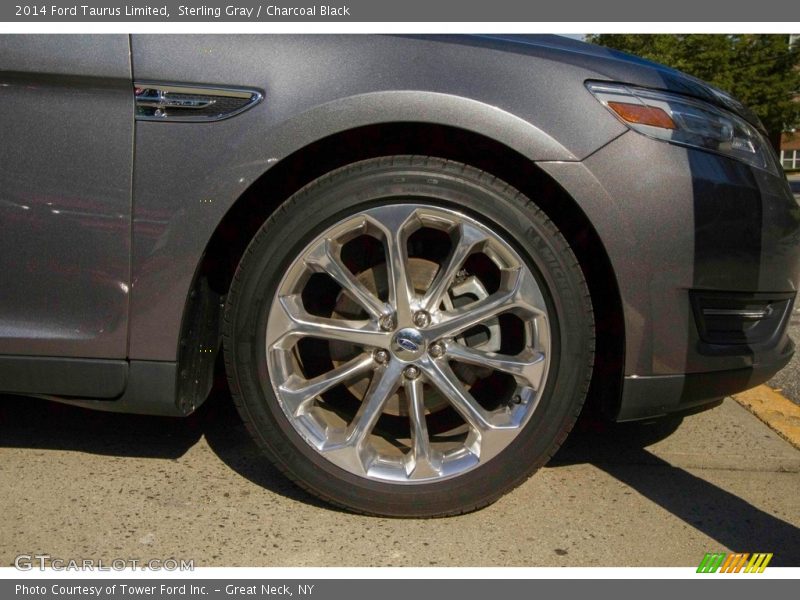 Sterling Gray / Charcoal Black 2014 Ford Taurus Limited