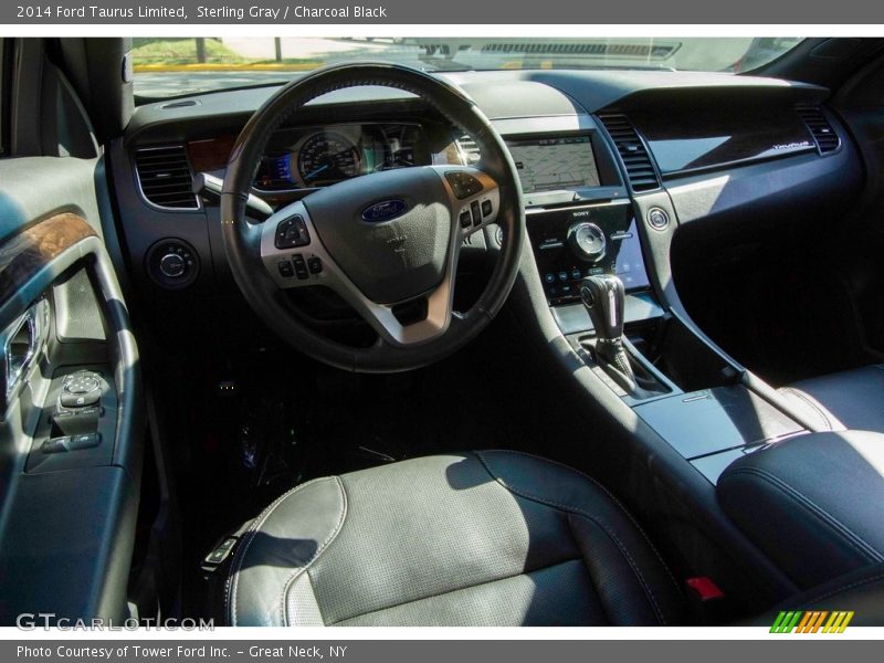 Sterling Gray / Charcoal Black 2014 Ford Taurus Limited