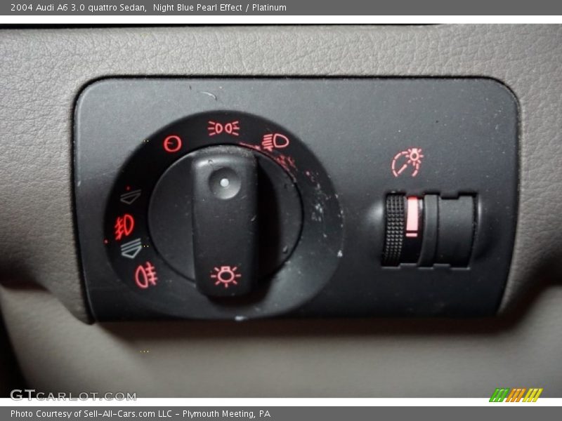 Night Blue Pearl Effect / Platinum 2004 Audi A6 3.0 quattro Sedan