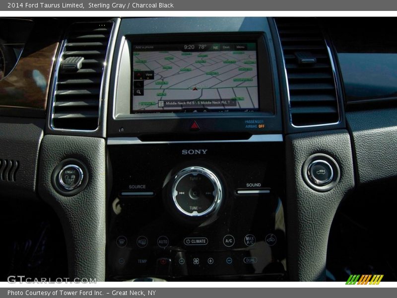 Sterling Gray / Charcoal Black 2014 Ford Taurus Limited