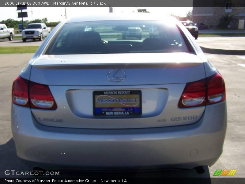 Mercury Silver Metallic / Black 2006 Lexus GS 300 AWD