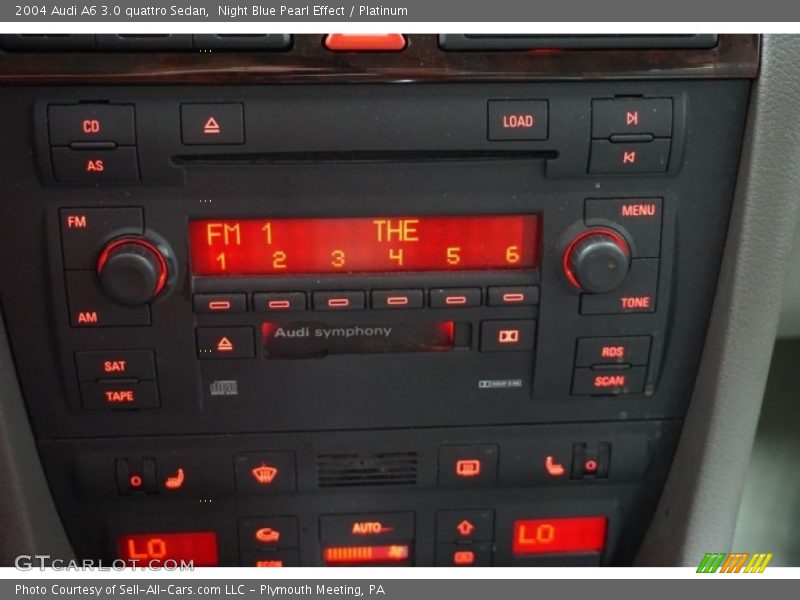 Night Blue Pearl Effect / Platinum 2004 Audi A6 3.0 quattro Sedan