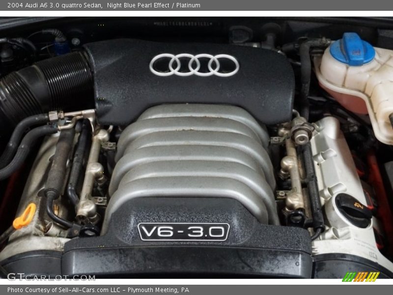 Night Blue Pearl Effect / Platinum 2004 Audi A6 3.0 quattro Sedan