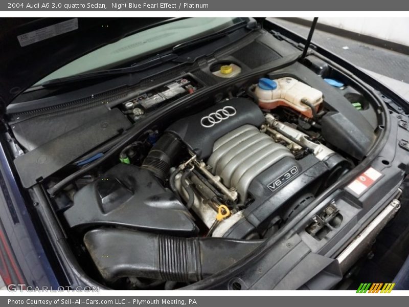 Night Blue Pearl Effect / Platinum 2004 Audi A6 3.0 quattro Sedan