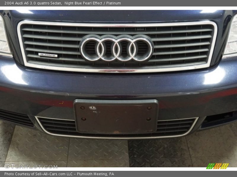 Night Blue Pearl Effect / Platinum 2004 Audi A6 3.0 quattro Sedan