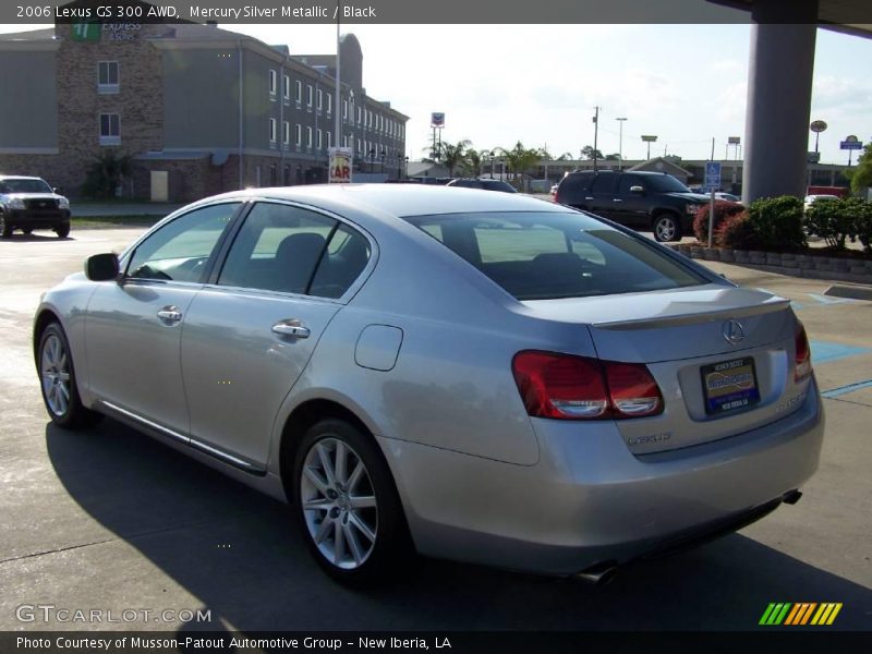 Mercury Silver Metallic / Black 2006 Lexus GS 300 AWD