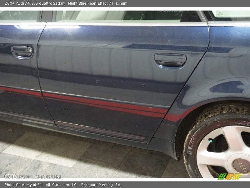 Night Blue Pearl Effect / Platinum 2004 Audi A6 3.0 quattro Sedan