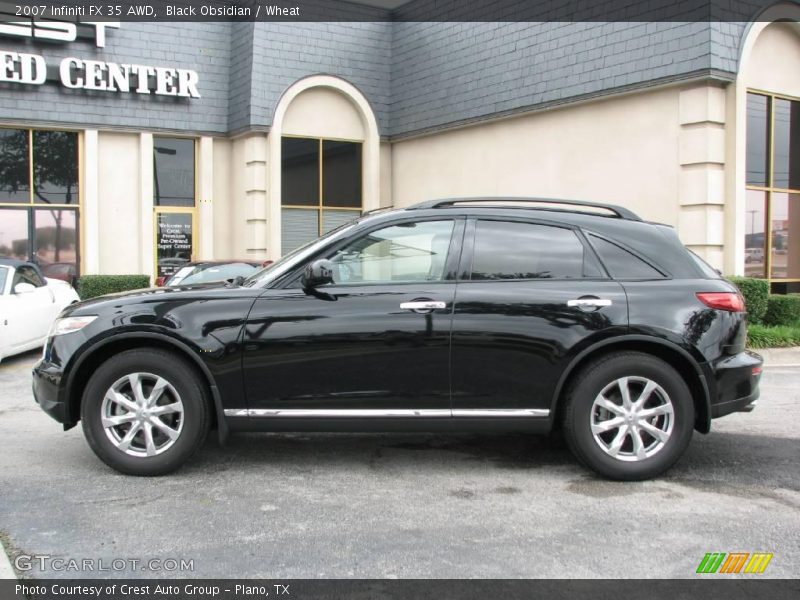 Black Obsidian / Wheat 2007 Infiniti FX 35 AWD
