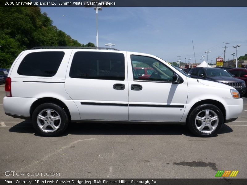 Summit White / Cashmere Beige 2008 Chevrolet Uplander LS