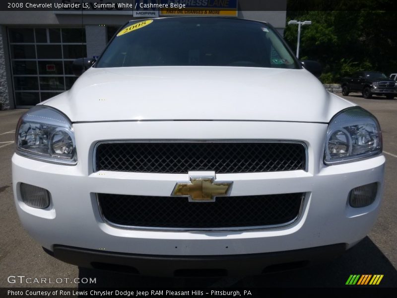 Summit White / Cashmere Beige 2008 Chevrolet Uplander LS