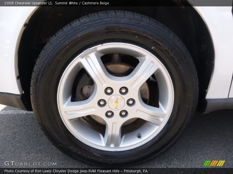 Summit White / Cashmere Beige 2008 Chevrolet Uplander LS