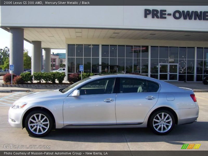 Mercury Silver Metallic / Black 2006 Lexus GS 300 AWD