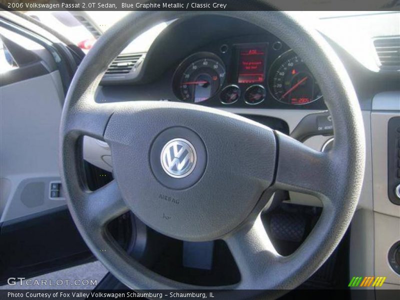 Blue Graphite Metallic / Classic Grey 2006 Volkswagen Passat 2.0T Sedan