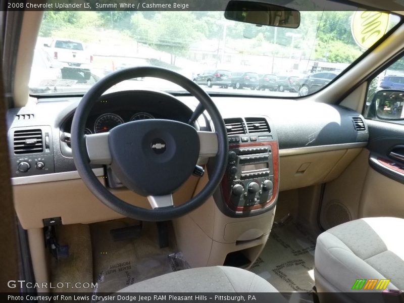 Summit White / Cashmere Beige 2008 Chevrolet Uplander LS