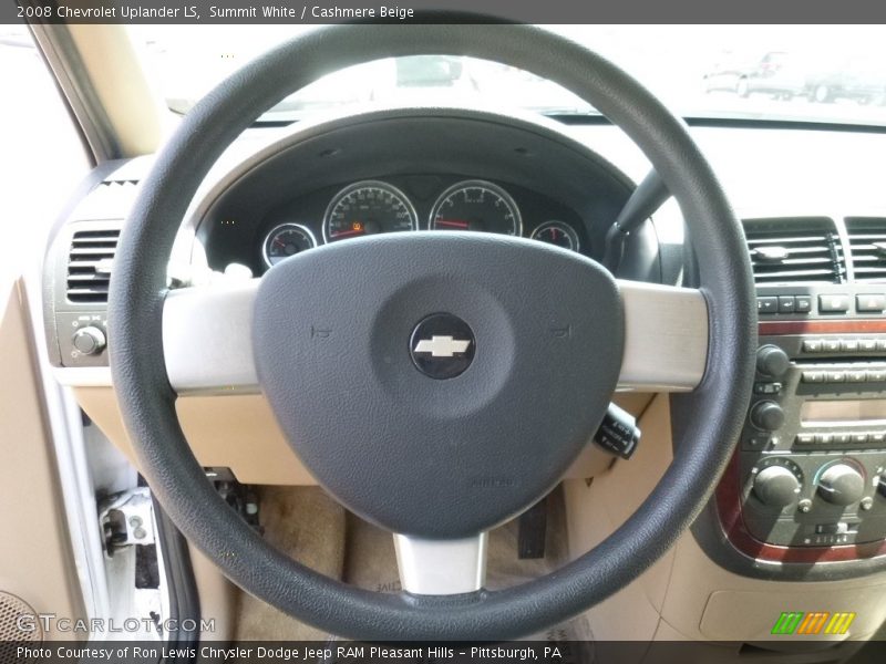 Summit White / Cashmere Beige 2008 Chevrolet Uplander LS