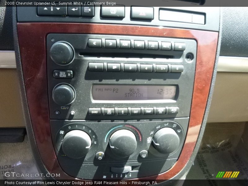 Summit White / Cashmere Beige 2008 Chevrolet Uplander LS