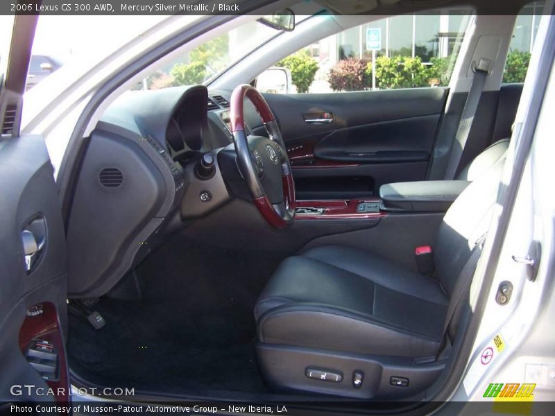 Mercury Silver Metallic / Black 2006 Lexus GS 300 AWD