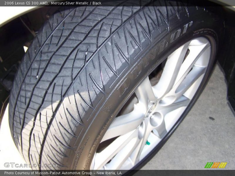 Mercury Silver Metallic / Black 2006 Lexus GS 300 AWD