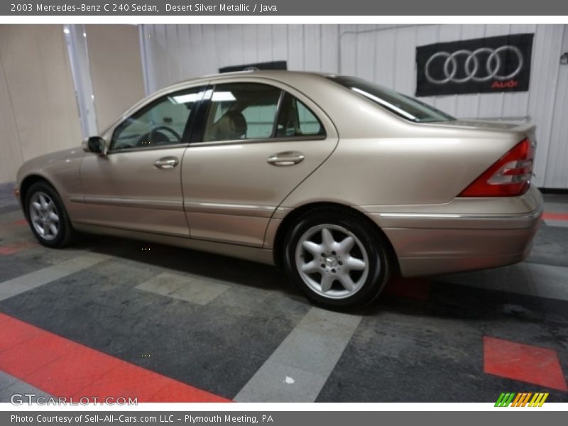 Desert Silver Metallic / Java 2003 Mercedes-Benz C 240 Sedan