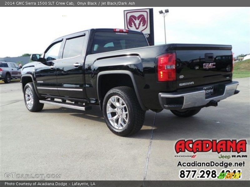 Onyx Black / Jet Black/Dark Ash 2014 GMC Sierra 1500 SLT Crew Cab
