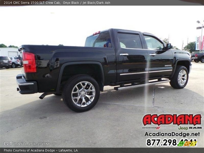 Onyx Black / Jet Black/Dark Ash 2014 GMC Sierra 1500 SLT Crew Cab