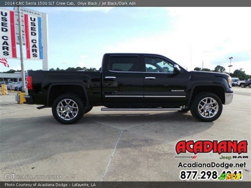 Onyx Black / Jet Black/Dark Ash 2014 GMC Sierra 1500 SLT Crew Cab