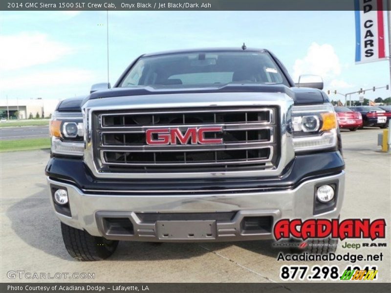 Onyx Black / Jet Black/Dark Ash 2014 GMC Sierra 1500 SLT Crew Cab