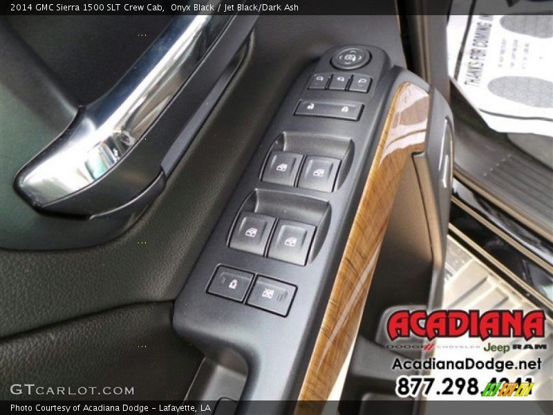 Onyx Black / Jet Black/Dark Ash 2014 GMC Sierra 1500 SLT Crew Cab
