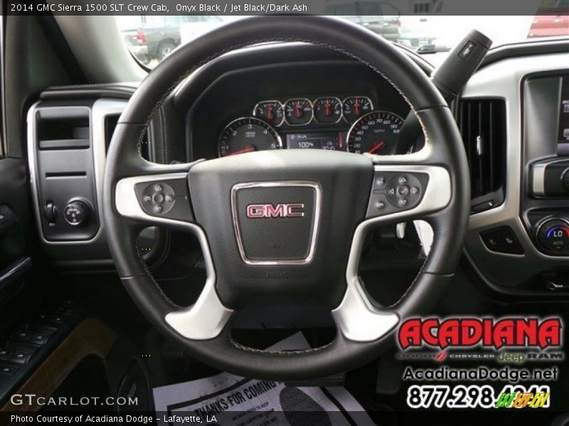 Onyx Black / Jet Black/Dark Ash 2014 GMC Sierra 1500 SLT Crew Cab