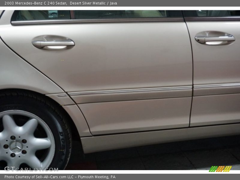 Desert Silver Metallic / Java 2003 Mercedes-Benz C 240 Sedan