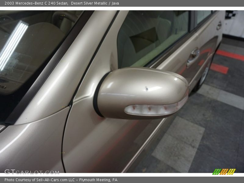 Desert Silver Metallic / Java 2003 Mercedes-Benz C 240 Sedan