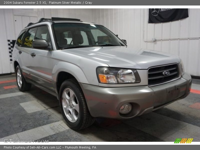 Platinum Silver Metallic / Gray 2004 Subaru Forester 2.5 XS